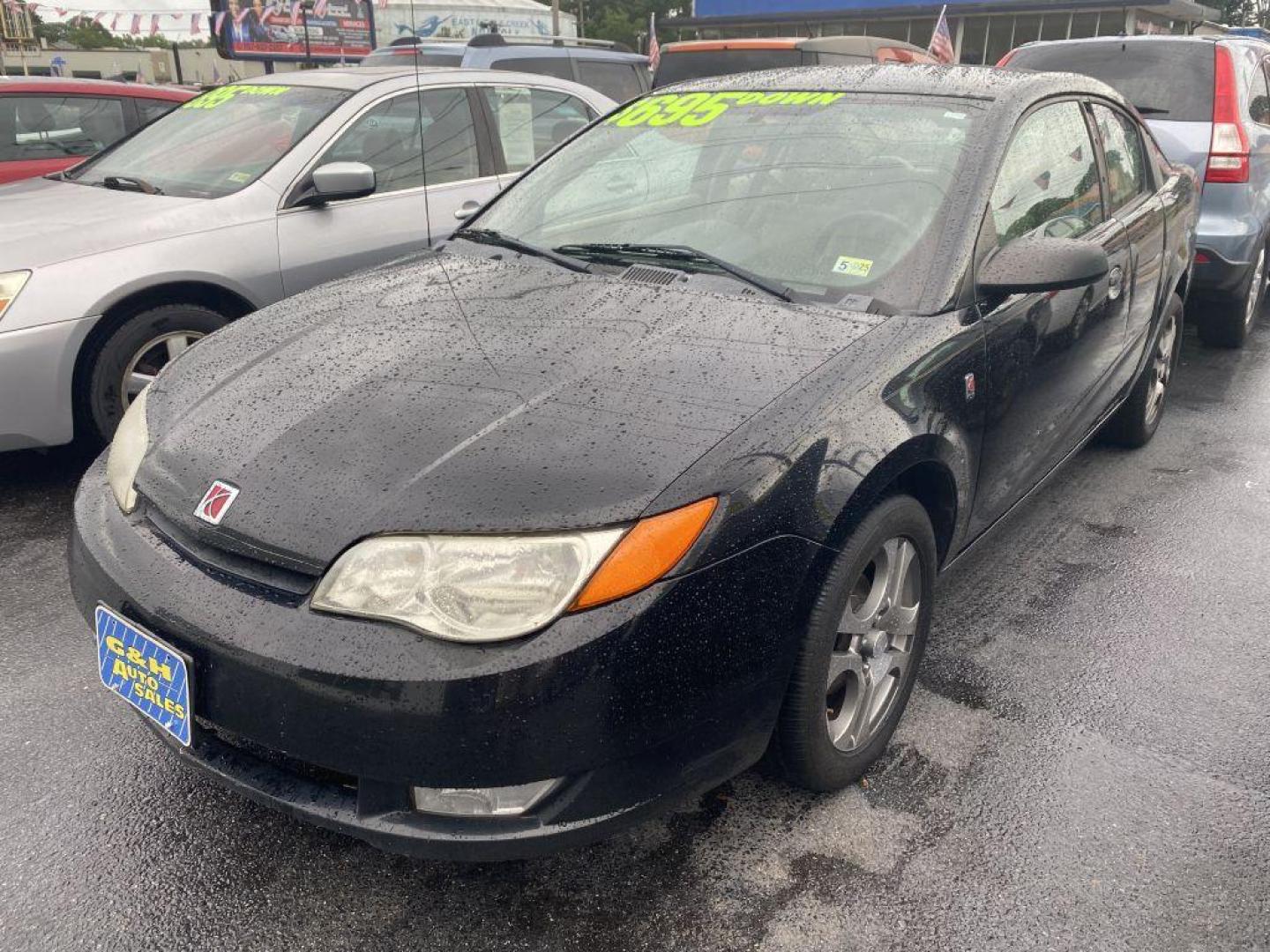 2005 BLACK SATURN ION LEVEL 3 (1G8AW12FX5Z) with an 2.2L engine, Automatic transmission, located at 930 E Little Creek Road, Norfolk, VA, 23518, (757) 588-0420, 36.915051, -76.244408 - Photo#0