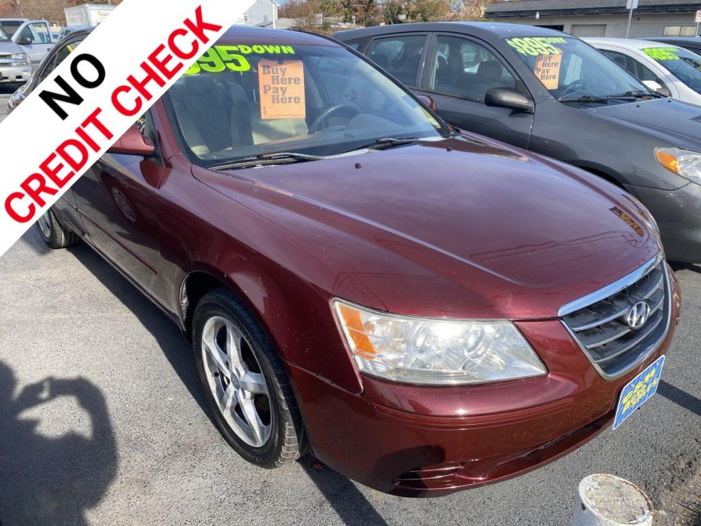 2009 BURG HYUNDAI SONATA GLS (5NPET46C69H) with an 2.4L engine, Automatic transmission, located at 930 E Little Creek Road, Norfolk, VA, 23518, (757) 588-0420, 36.915051, -76.244408 - Photo#0