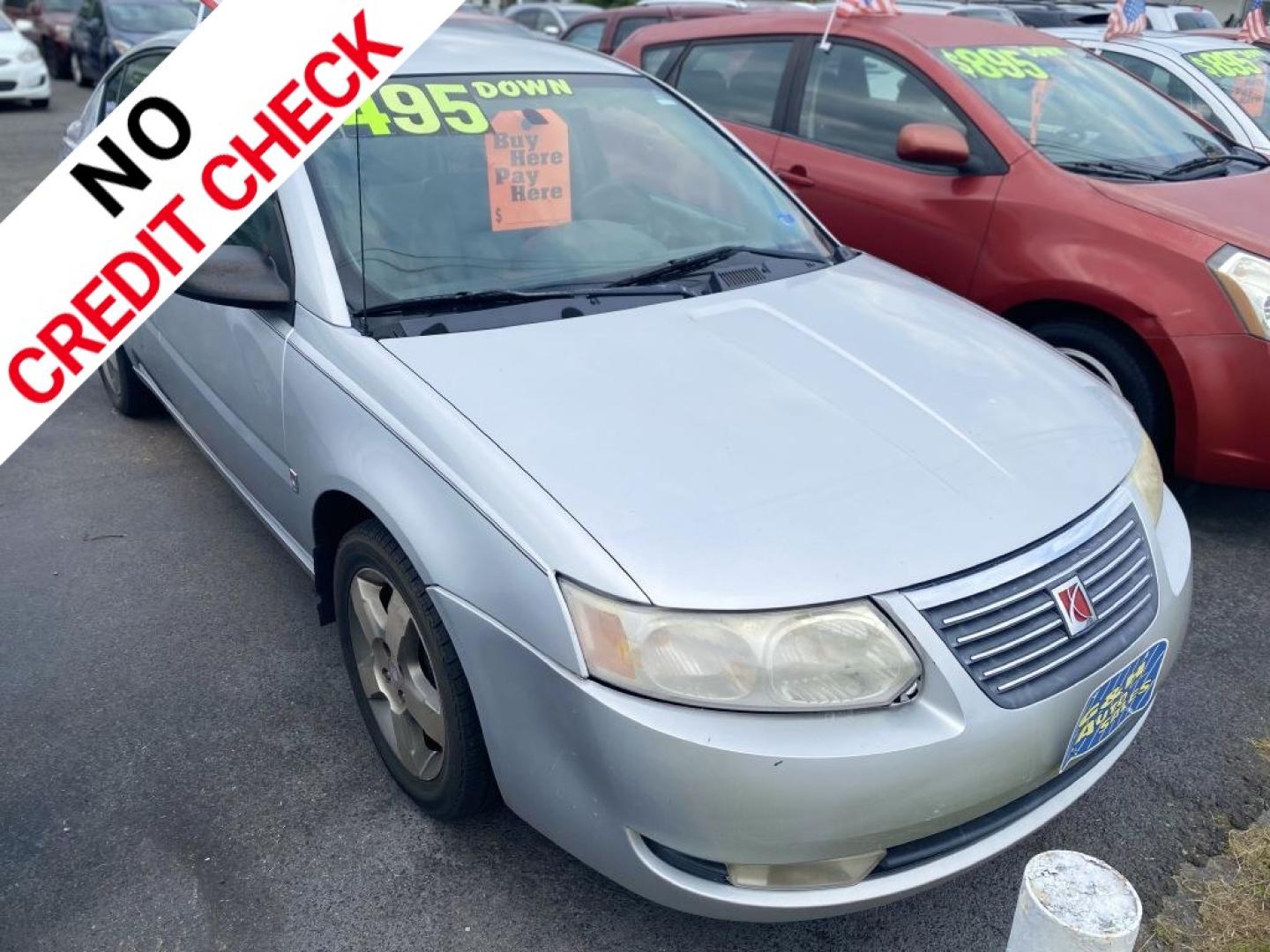 2007 SILVER SATURN ION LEVEL 3 (1G8AL58F97Z) with an 2.2L engine, Automatic transmission, located at 930 E Little Creek Road, Norfolk, VA, 23518, (757) 588-0420, 36.915051, -76.244408- Photo#0