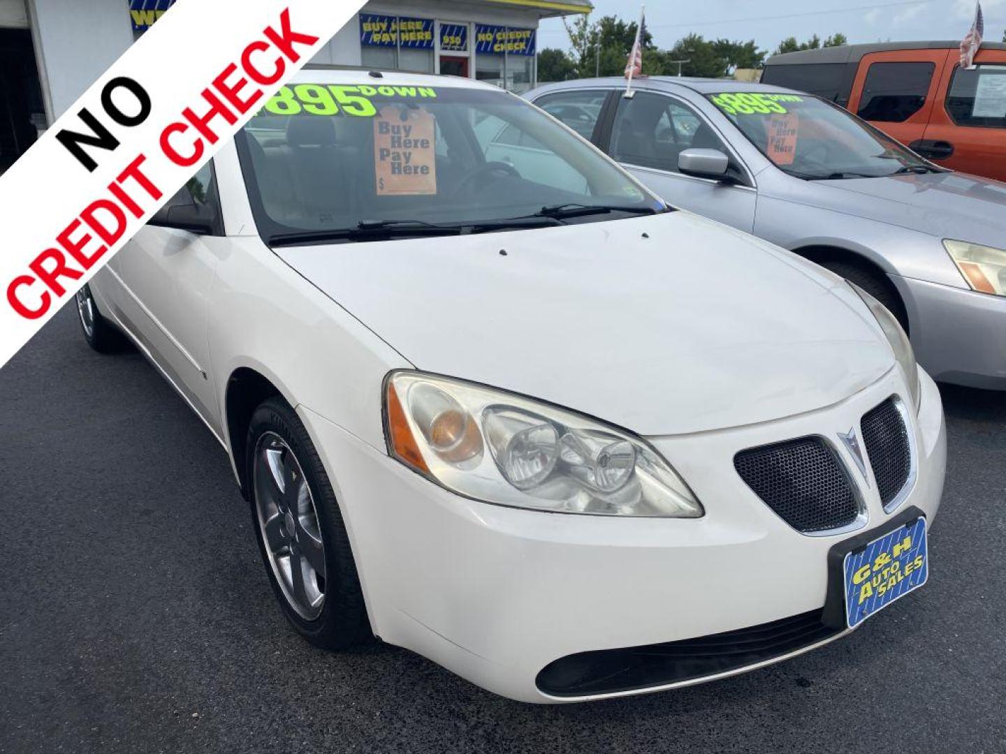 2006 WHITE PONTIAC G6 GT (1G2ZH558064) with an 3.5L engine, Automatic transmission, located at 930 E Little Creek Road, Norfolk, VA, 23518, (757) 588-0420, 36.915051, -76.244408 - Photo#0