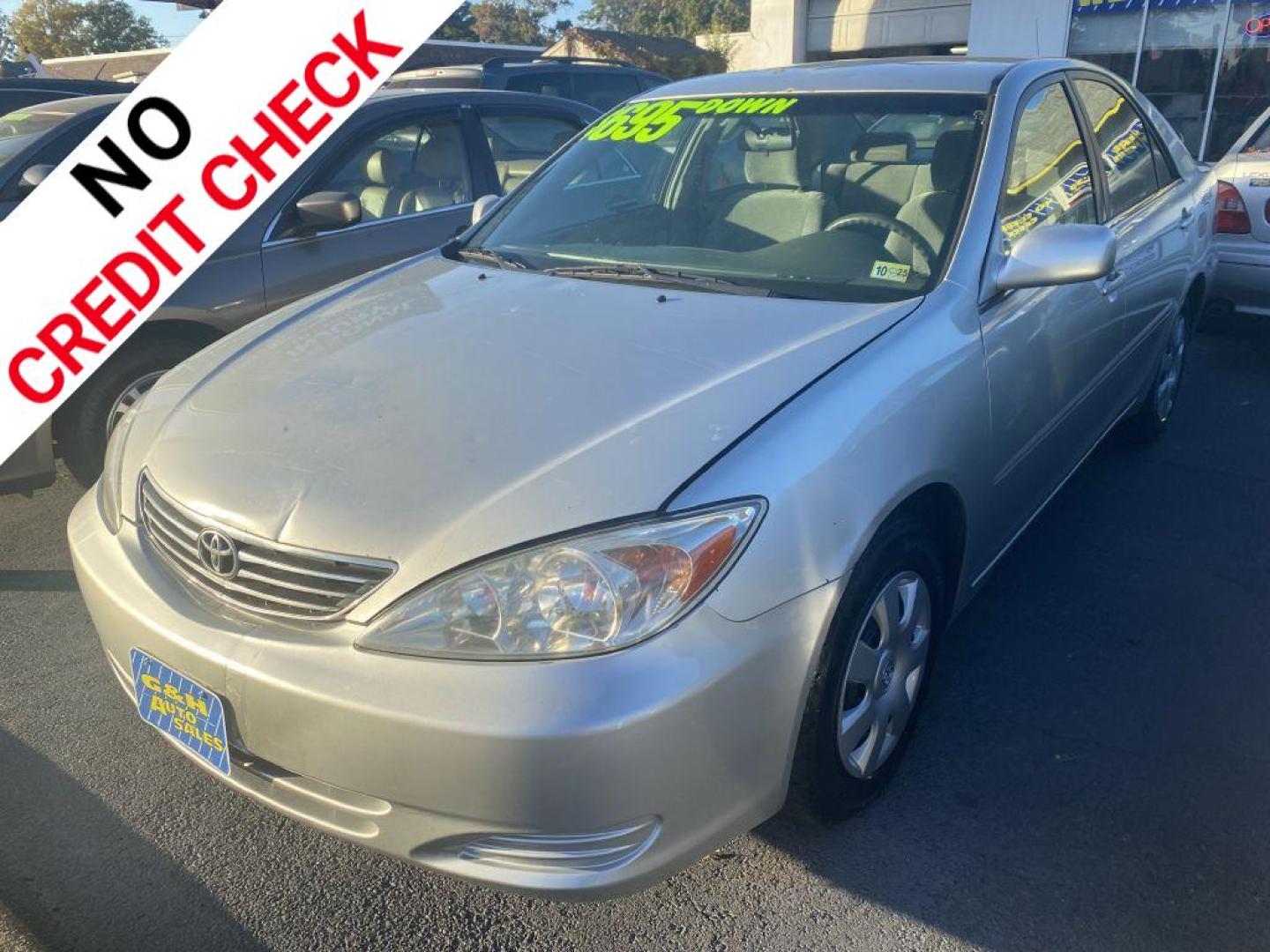 2002 SILVER TOYOTA CAMRY LE (4T1BE32K12U) with an 2.4L engine, Automatic transmission, located at 930 E Little Creek Road, Norfolk, VA, 23518, (757) 588-0420, 36.915051, -76.244408 - Photo#0