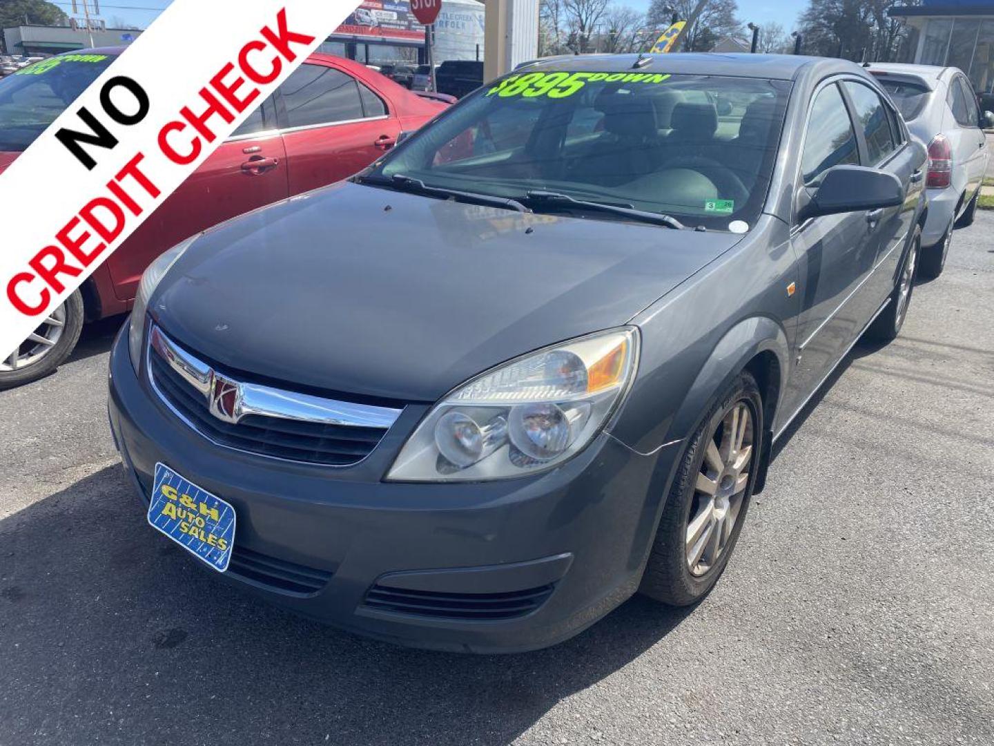 2007 GRAY SATURN AURA XE (1G8ZS57N97F) with an 3.5L engine, Automatic transmission, located at 930 E Little Creek Road, Norfolk, VA, 23518, (757) 588-0420, 36.915051, -76.244408 - Photo#0