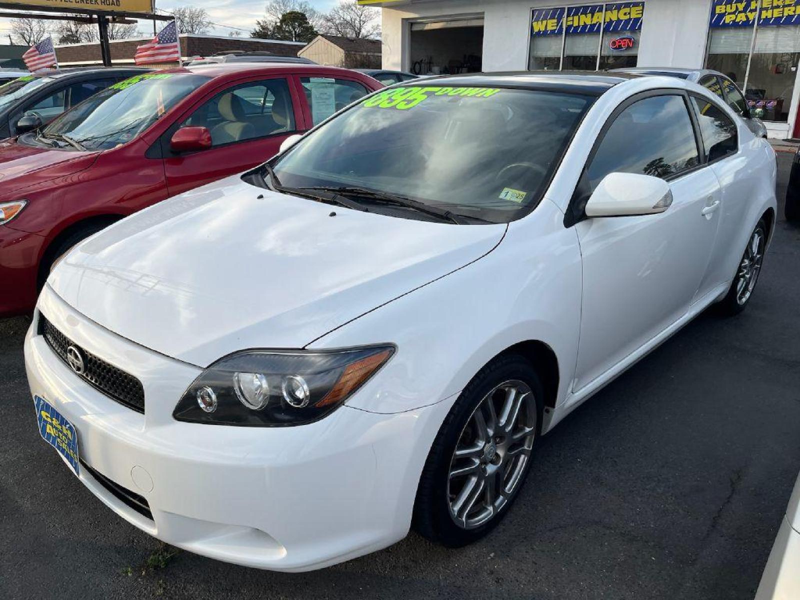 2009 WHITE SCION TC (JTKDE167790) with an 2.4L engine, 4-Speed Manual transmission, located at 930 E Little Creek Road, Norfolk, VA, 23518, (757) 588-0420, 36.915051, -76.244408 - Photo #0