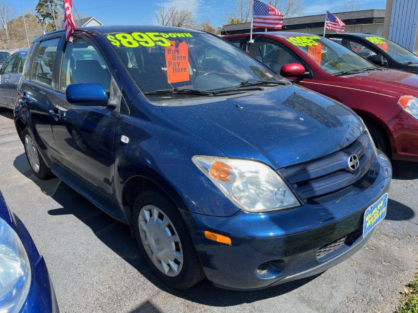 2005 BLUE SCION XA (JTKKT624150) with an 1.5L engine, 4-Speed Manual transmission, located at 930 E Little Creek Road, Norfolk, VA, 23518, (757) 588-0420, 36.915051, -76.244408 - Photo #0