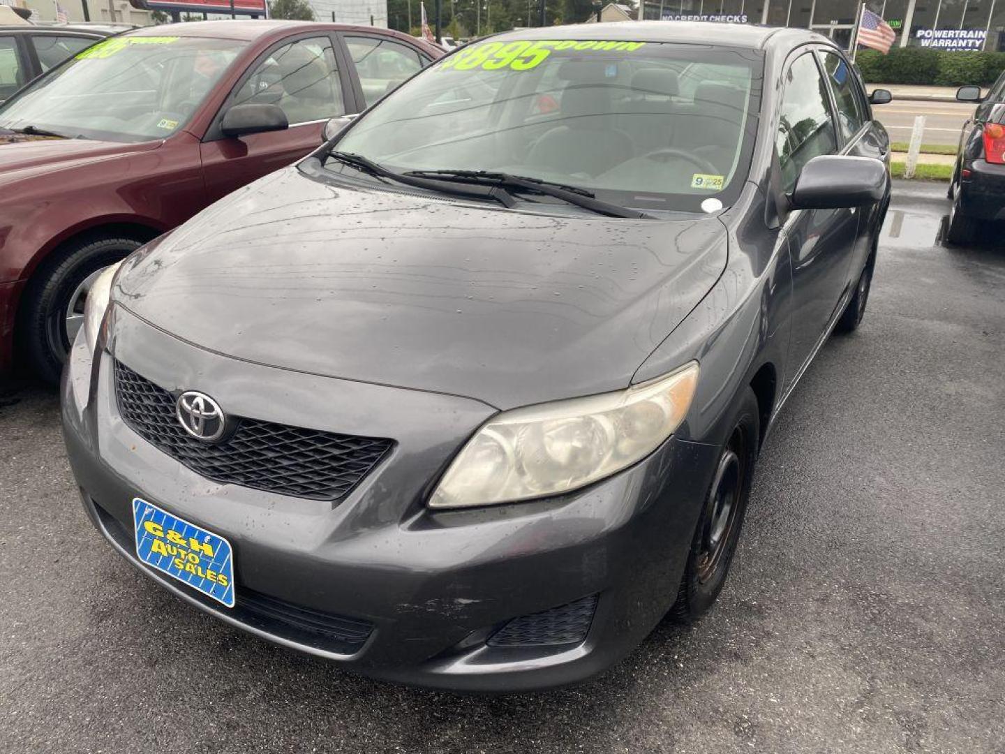 2010 GRAY TOYOTA COROLLA BASE (2T1BU4EE7AC) with an 1.8L engine, Automatic transmission, located at 930 E Little Creek Road, Norfolk, VA, 23518, (757) 588-0420, 36.915051, -76.244408 - Photo#0