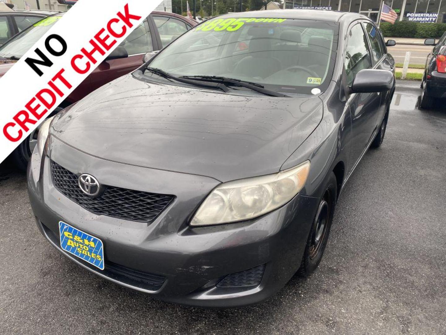 2010 GRAY TOYOTA COROLLA BASE (2T1BU4EE7AC) with an 1.8L engine, Automatic transmission, located at 930 E Little Creek Road, Norfolk, VA, 23518, (757) 588-0420, 36.915051, -76.244408 - Photo#0