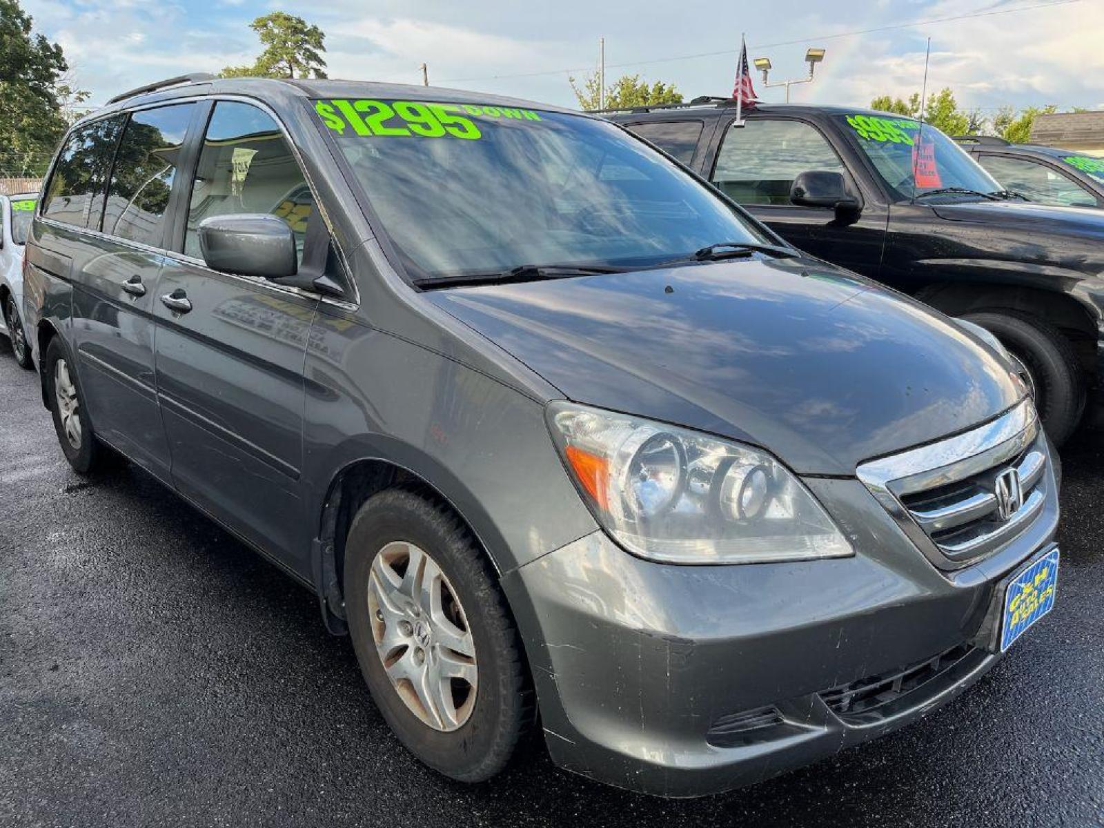 2007 GRAY HONDA ODYSSEY EX (5FNRL38497B) with an 3.5L engine, Automatic transmission, located at 930 E Little Creek Road, Norfolk, VA, 23518, (757) 588-0420, 36.915051, -76.244408 - Photo #0