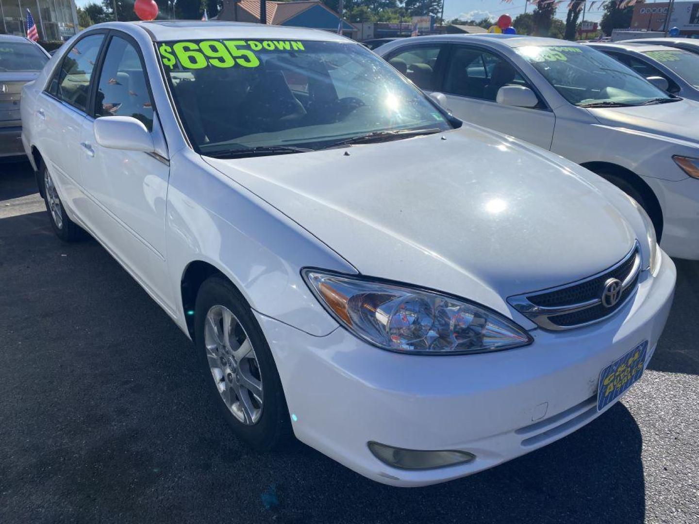 2004 WHITE TOYOTA CAMRY LE (JTDBE32K640) with an 2.4L engine, Automatic transmission, located at 930 E Little Creek Road, Norfolk, VA, 23518, (757) 588-0420, 36.915051, -76.244408 - Photo#0
