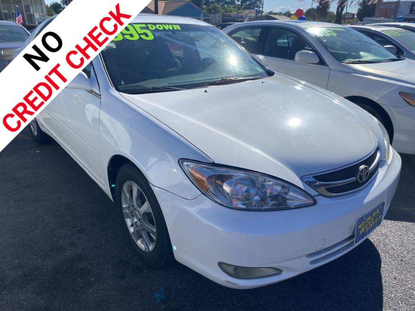 2004 WHITE TOYOTA CAMRY LE (JTDBE32K640) with an 2.4L engine, Automatic transmission, located at 930 E Little Creek Road, Norfolk, VA, 23518, (757) 588-0420, 36.915051, -76.244408 - Photo#0