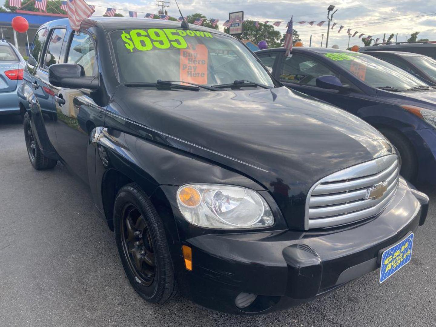 2010 BLACK CHEVROLET HHR LT (3GNBABDBXAS) with an 2.2L engine, Automatic transmission, located at 930 E Little Creek Road, Norfolk, VA, 23518, (757) 588-0420, 36.915051, -76.244408 - Photo#0