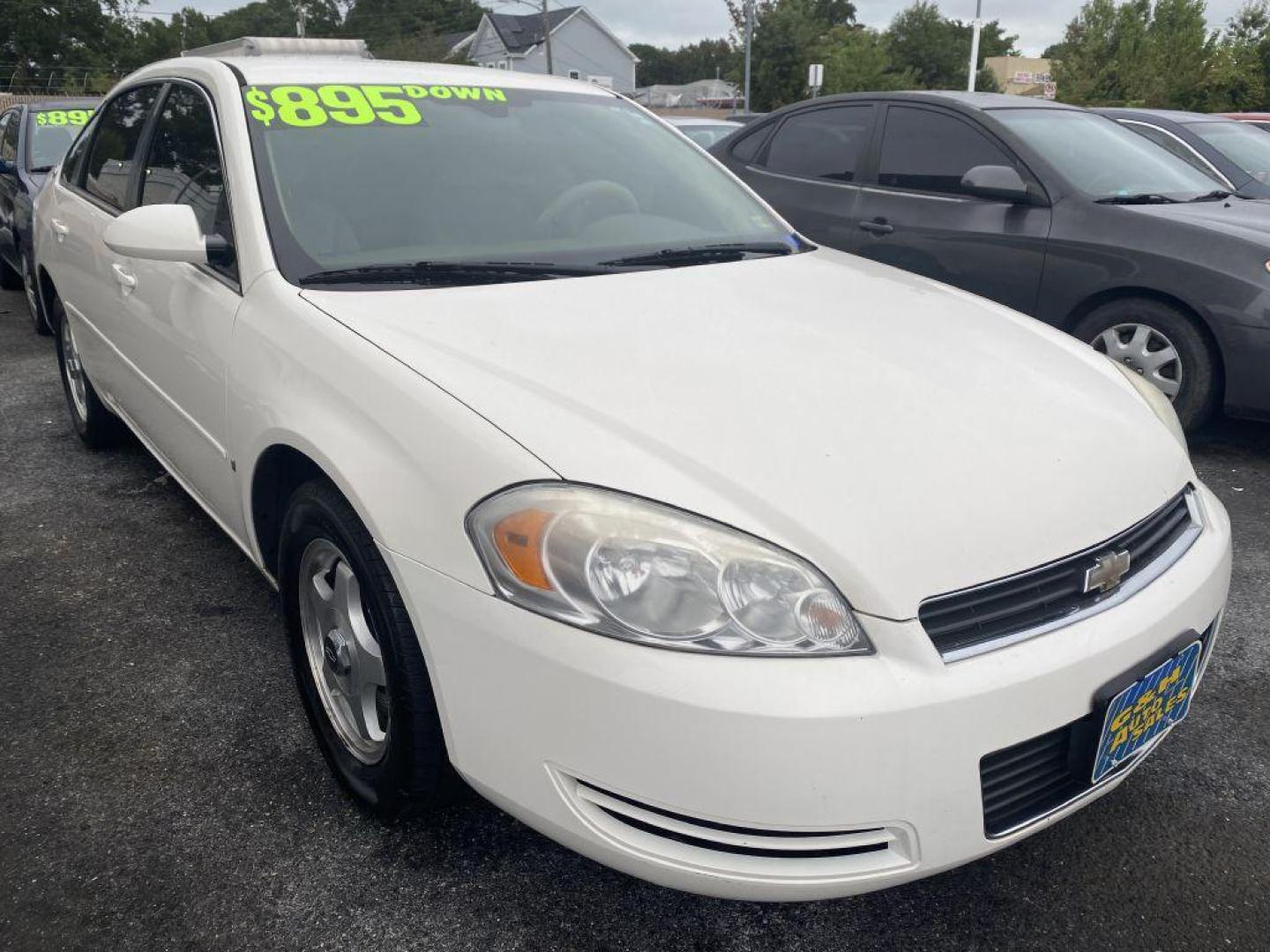 2007 WHITE CHEVROLET IMPALA LT (2G1WT55N979) with an 3.5L engine, Automatic transmission, located at 930 E Little Creek Road, Norfolk, VA, 23518, (757) 588-0420, 36.915051, -76.244408 - Photo#0