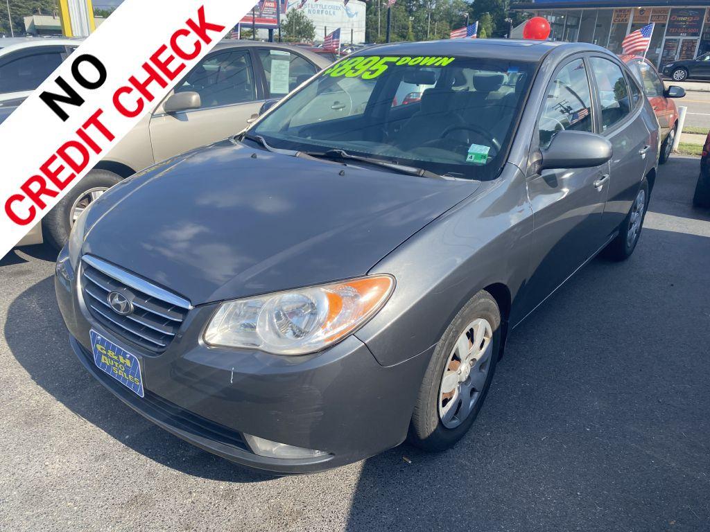 2008 GRAY HYUNDAI ELANTRA GLS (KMHDU46D48U) with an 2.0L engine, Automatic transmission, located at 930 E Little Creek Road, Norfolk, VA, 23518, (757) 588-0420, 36.915051, -76.244408 - Photo#0