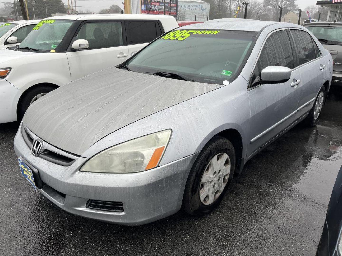 2004 SILVER HONDA ACCORD LX (1HGCM56434A) with an 2.4L engine, Automatic transmission, located at 930 E Little Creek Road, Norfolk, VA, 23518, (757) 588-0420, 36.915051, -76.244408 - Photo#0