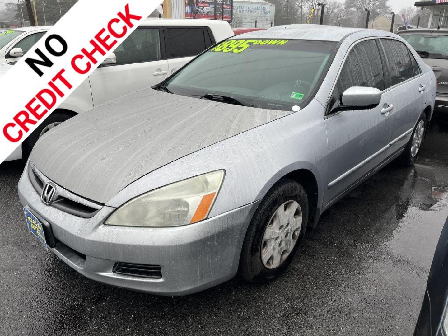 2004 SILVER HONDA ACCORD LX (1HGCM56434A) with an 2.4L engine, Automatic transmission, located at 930 E Little Creek Road, Norfolk, VA, 23518, (757) 588-0420, 36.915051, -76.244408 - Photo#0
