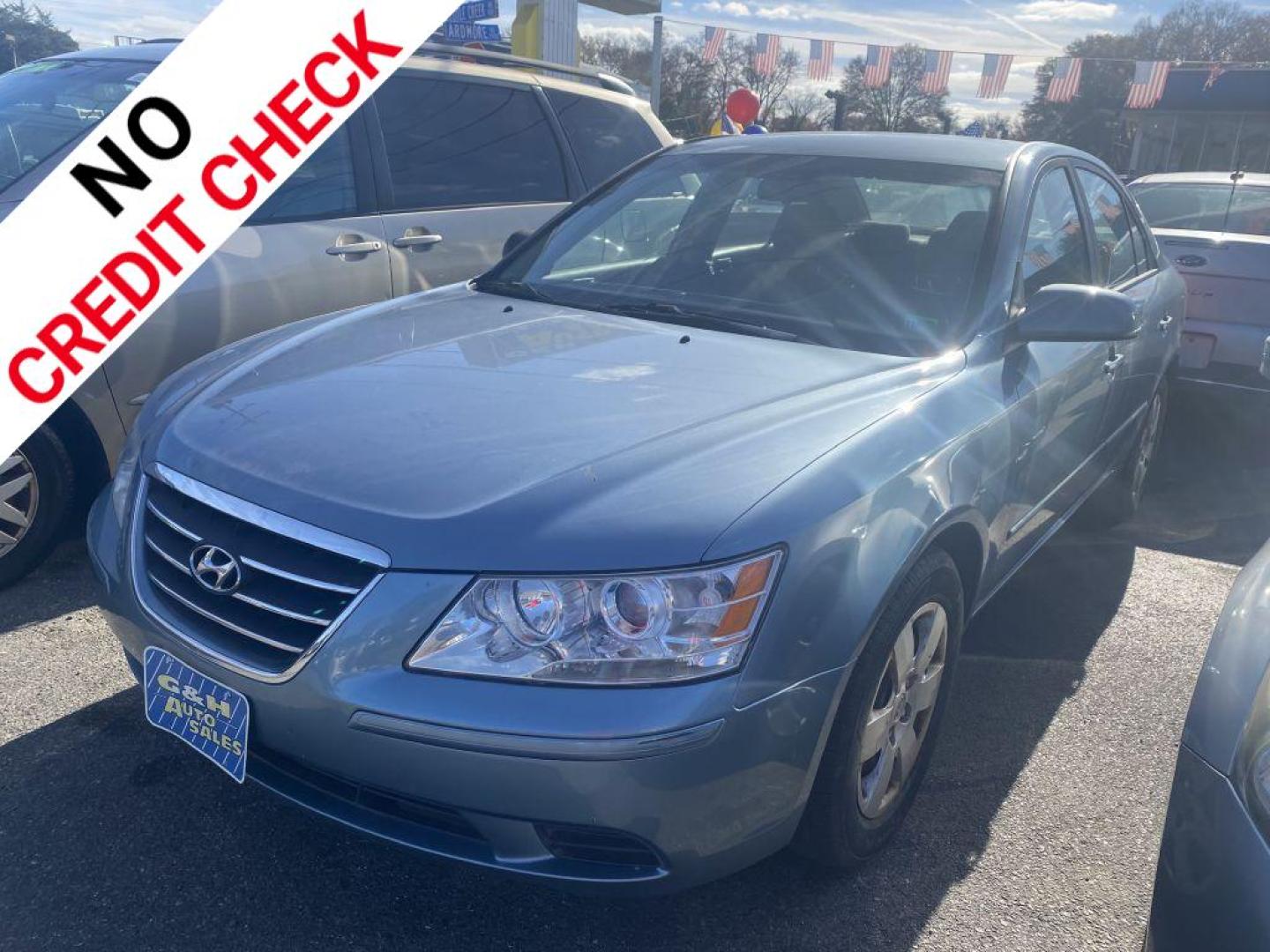 2010 BLUE HYUNDAI SONATA GLS (5NPET4AC0AH) with an 2.4L engine, Automatic transmission, located at 930 E Little Creek Road, Norfolk, VA, 23518, (757) 588-0420, 36.915051, -76.244408 - Photo#0