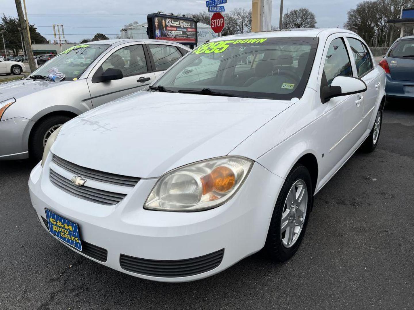 2007 WHITE CHEVROLET COBALT LT (1G1AL55F277) with an 2.2L engine, Automatic transmission, located at 930 E Little Creek Road, Norfolk, VA, 23518, (757) 588-0420, 36.915051, -76.244408 - Photo#0