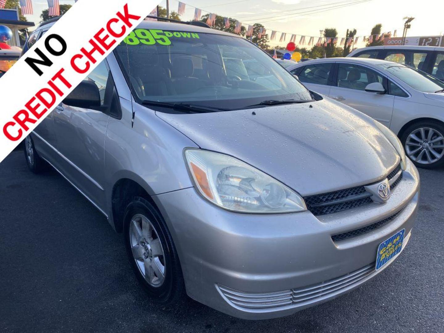 2004 SILVER TOYOTA SIENNA CE (5TDZA23CX4S) with an 3.3L engine, Automatic transmission, located at 930 E Little Creek Road, Norfolk, VA, 23518, (757) 588-0420, 36.915051, -76.244408 - Photo#0