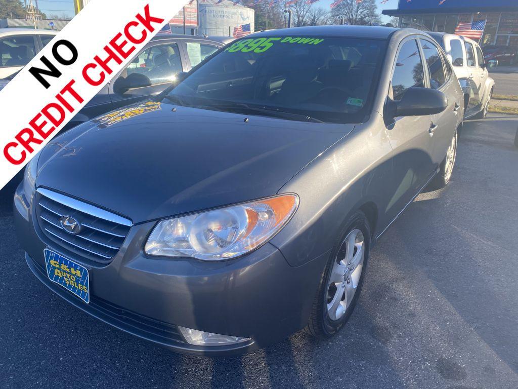 2009 GRAY HYUNDAI ELANTRA GLS (KMHDU46D99U) with an 2.0L engine, Automatic transmission, located at 930 E Little Creek Road, Norfolk, VA, 23518, (757) 588-0420, 36.915051, -76.244408 - Photo#0