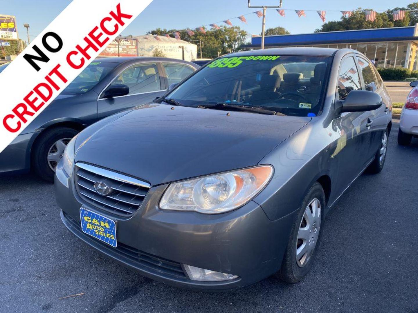 2009 GRAY HYUNDAI ELANTRA GLS (KMHDU46D99U) with an 2.0L engine, Automatic transmission, located at 930 E Little Creek Road, Norfolk, VA, 23518, (757) 588-0420, 36.915051, -76.244408 - Photo#0