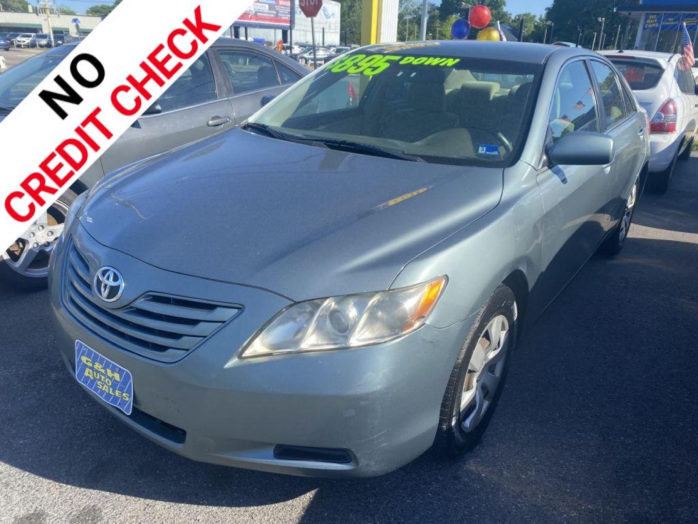 2009 GREEN TOYOTA CAMRY BASE (4T1BE46K19U) with an 2.4L engine, Automatic transmission, located at 930 E Little Creek Road, Norfolk, VA, 23518, (757) 588-0420, 36.915051, -76.244408 - Photo#0