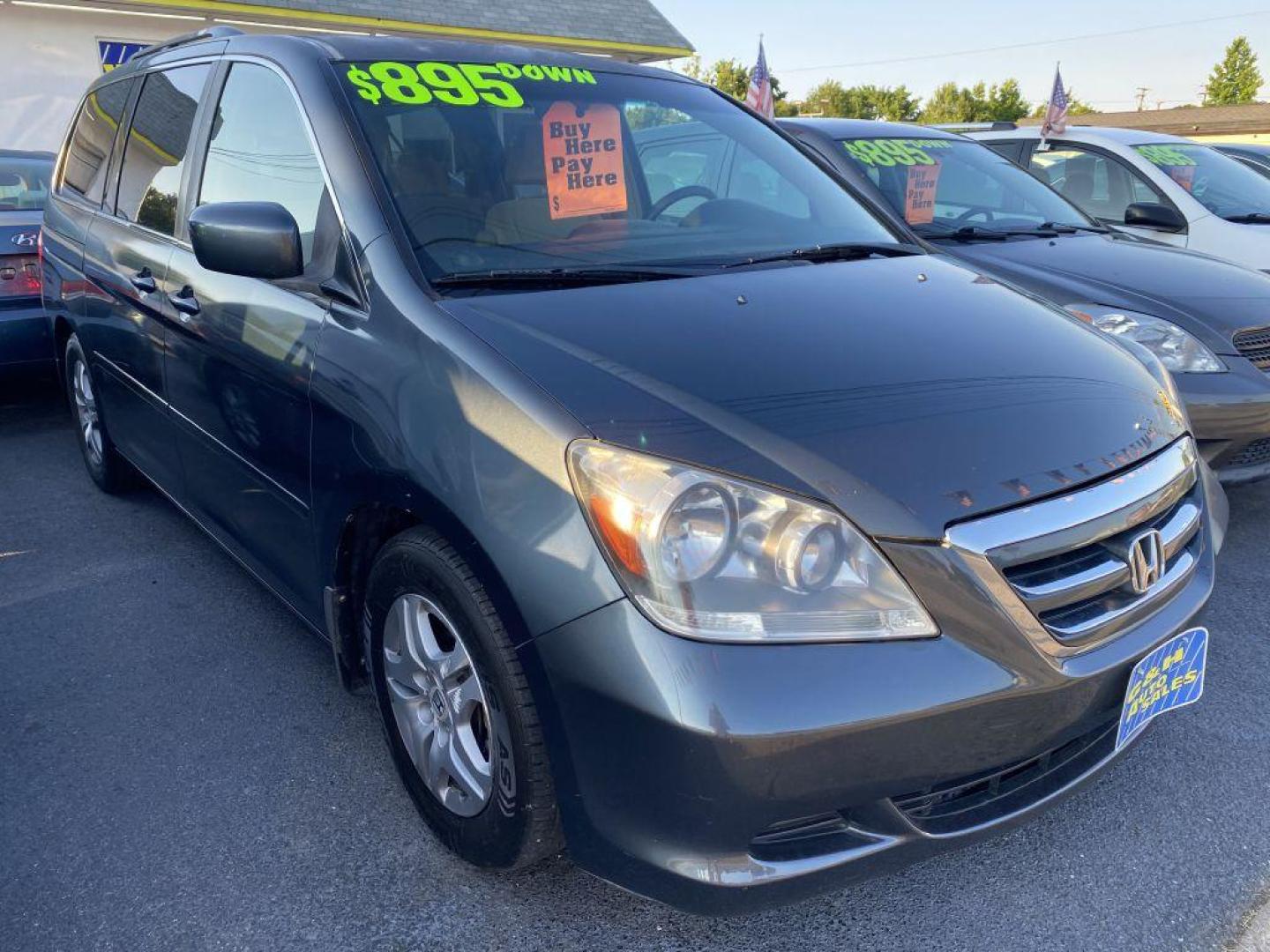2006 GRAY HONDA ODYSSEY EX (5FNRL384X6B) with an 3.5L engine, Automatic transmission, located at 930 E Little Creek Road, Norfolk, VA, 23518, (757) 588-0420, 36.915051, -76.244408 - Photo#0