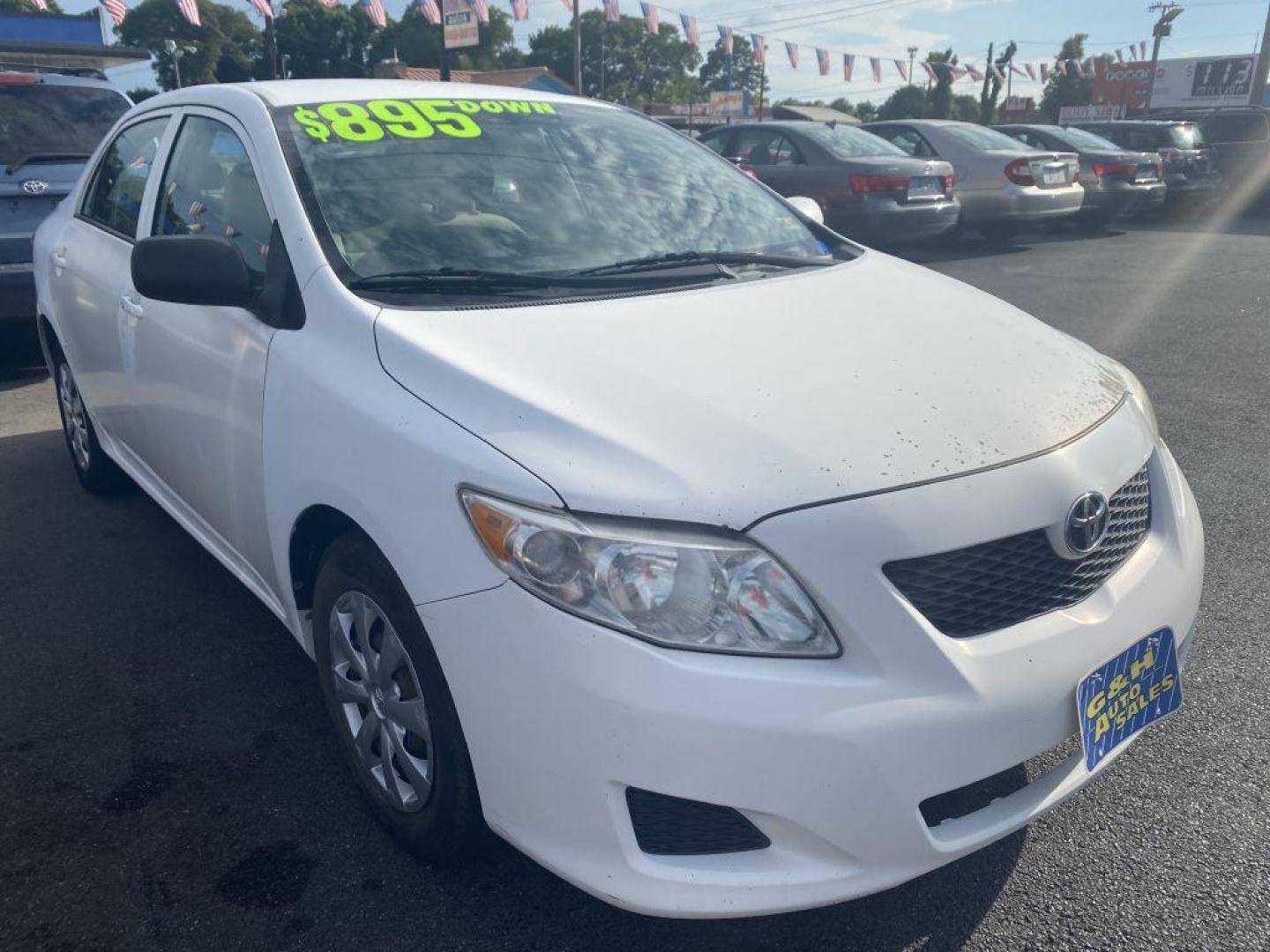 2010 WHITE TOYOTA COROLLA BASE (1NXBU4EE4AZ) with an 1.8L engine, Automatic transmission, located at 930 E Little Creek Road, Norfolk, VA, 23518, (757) 588-0420, 36.915051, -76.244408 - Photo#0