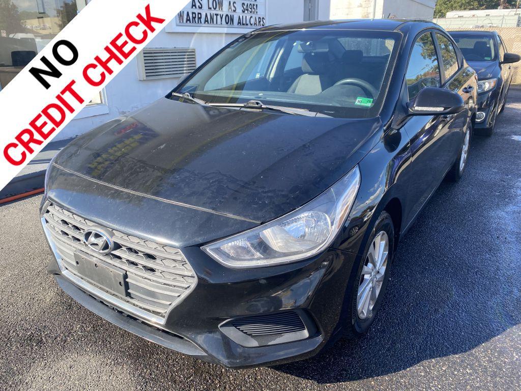 2018 BLACK HYUNDAI ACCENT SE (3KPC24A37JE) with an 1.6L engine, Automatic transmission, located at 930 E Little Creek Road, Norfolk, VA, 23518, (757) 588-0420, 36.915051, -76.244408 - Photo#0