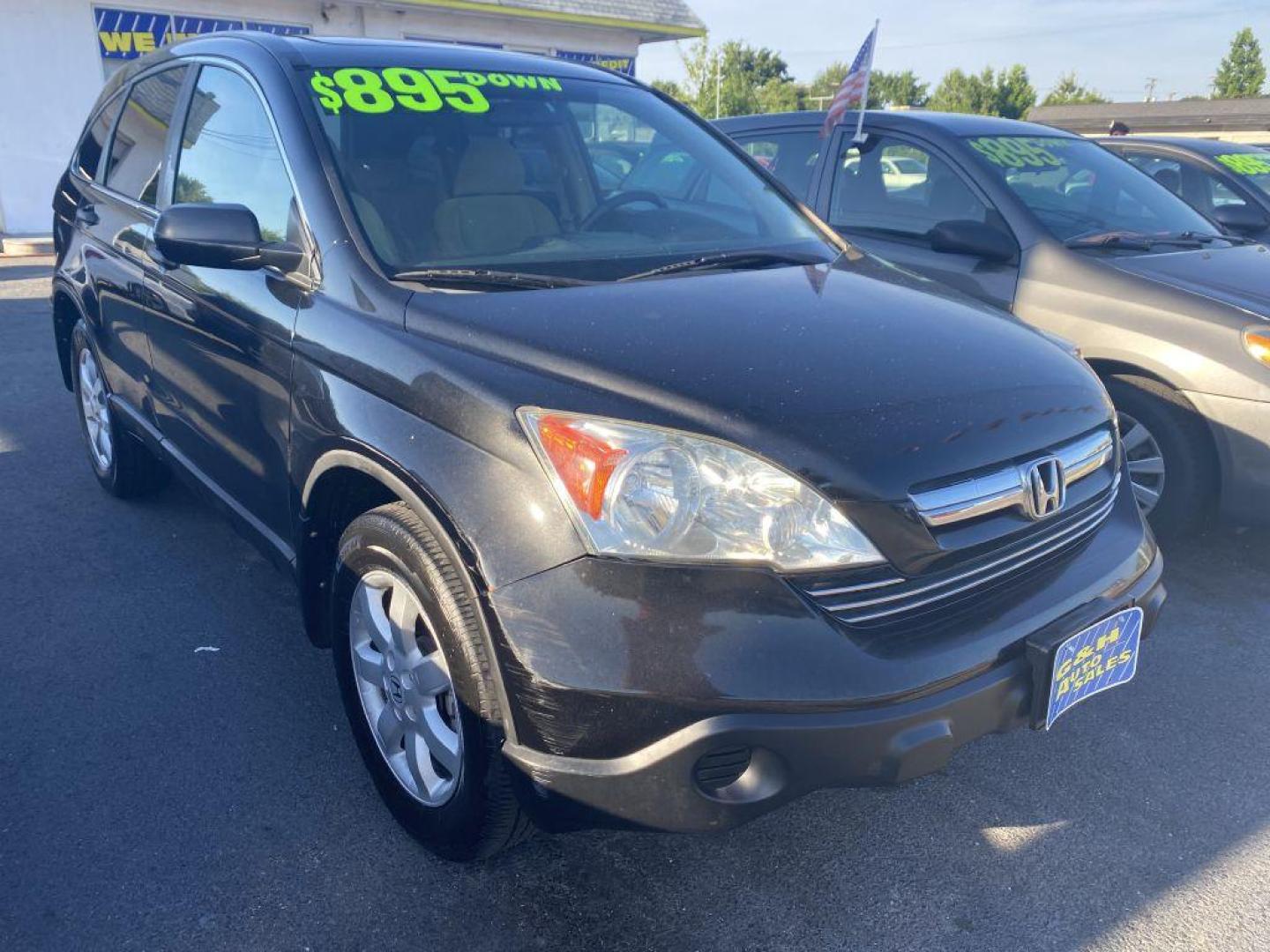 2009 BLACK HONDA CR-V EX (5J6RE48519L) with an 2.4L engine, Automatic transmission, located at 930 E Little Creek Road, Norfolk, VA, 23518, (757) 588-0420, 36.915051, -76.244408 - Photo#0