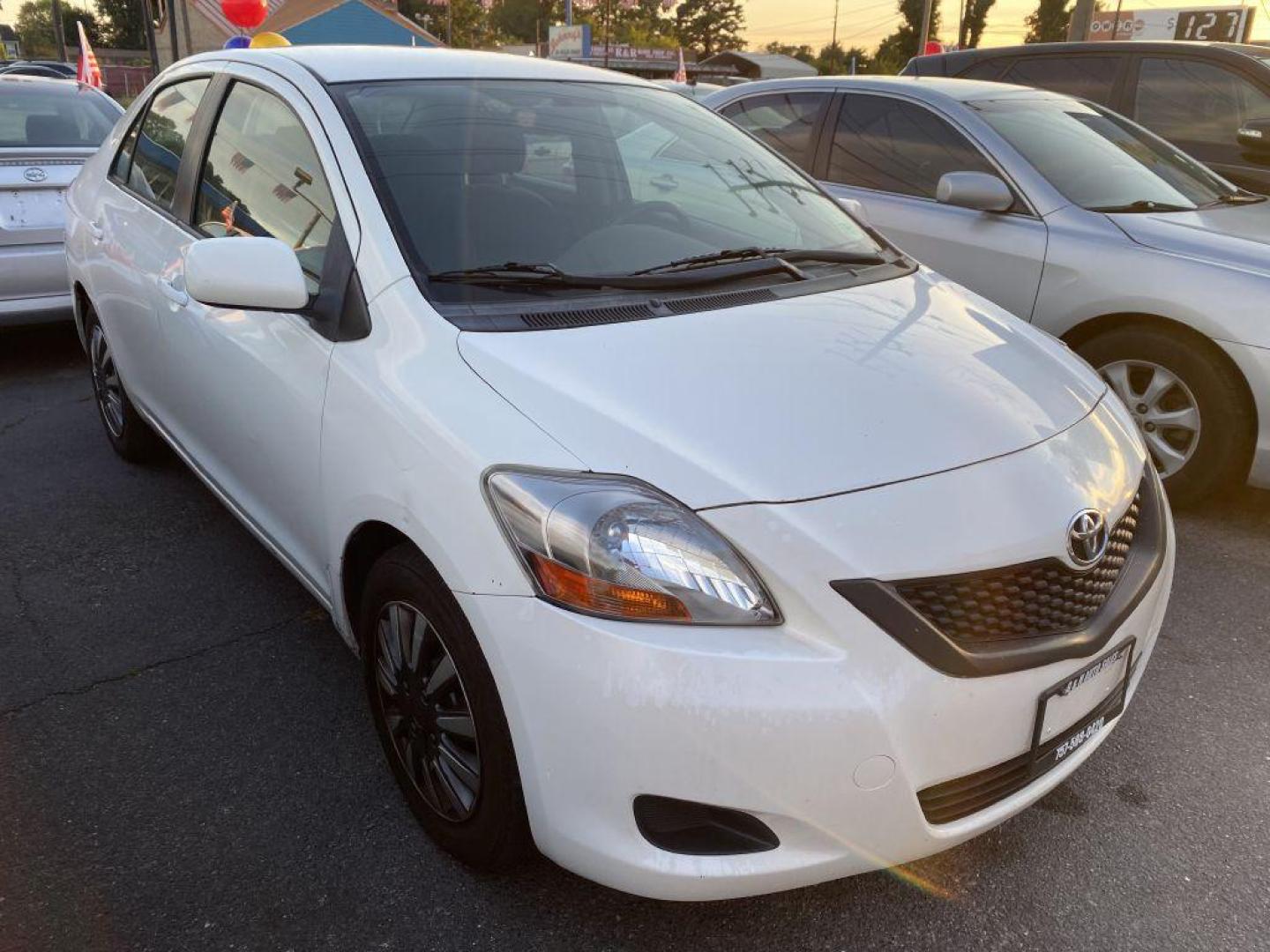 2010 WHITE TOYOTA YARIS (JTDBT4K36A1) with an 1.5L engine, Automatic transmission, located at 930 E Little Creek Road, Norfolk, VA, 23518, (757) 588-0420, 36.915051, -76.244408 - Photo#0
