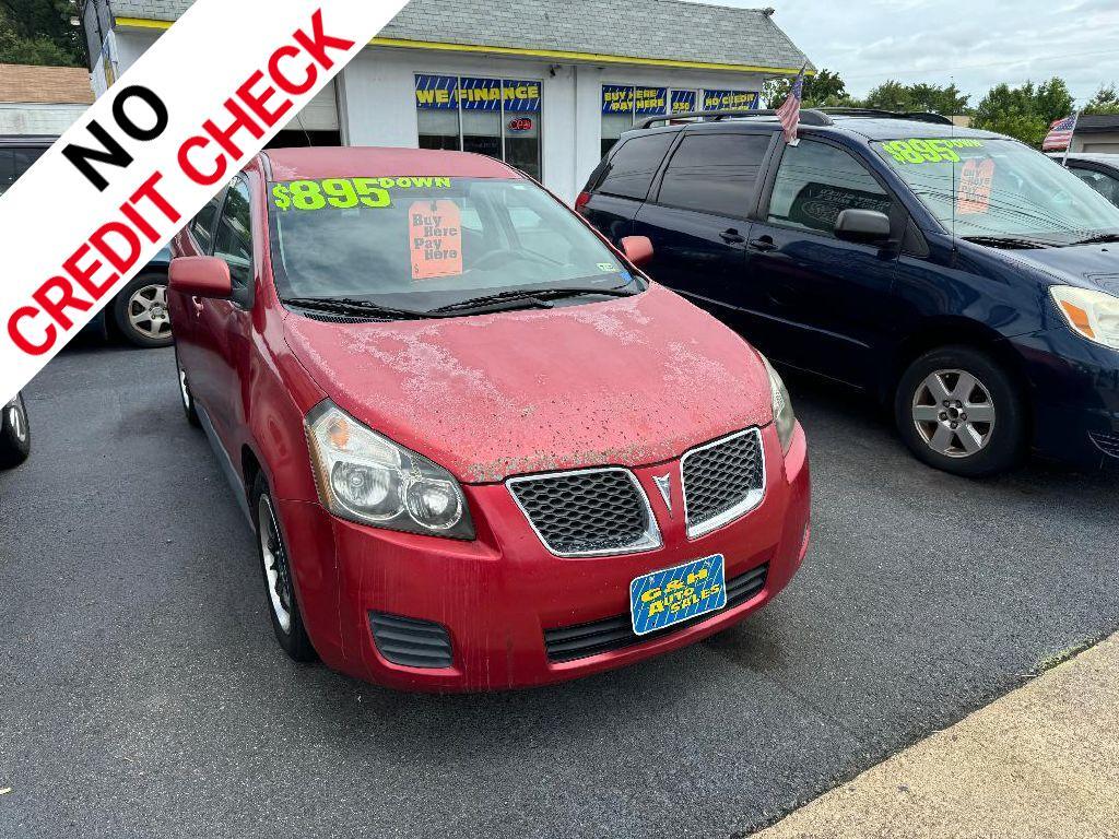 2009 RED PONTIAC VIBE (5Y2SP67049Z) with an 2.4L engine, Automatic transmission, located at 930 E Little Creek Road, Norfolk, VA, 23518, (757) 588-0420, 36.915051, -76.244408 - Photo#0