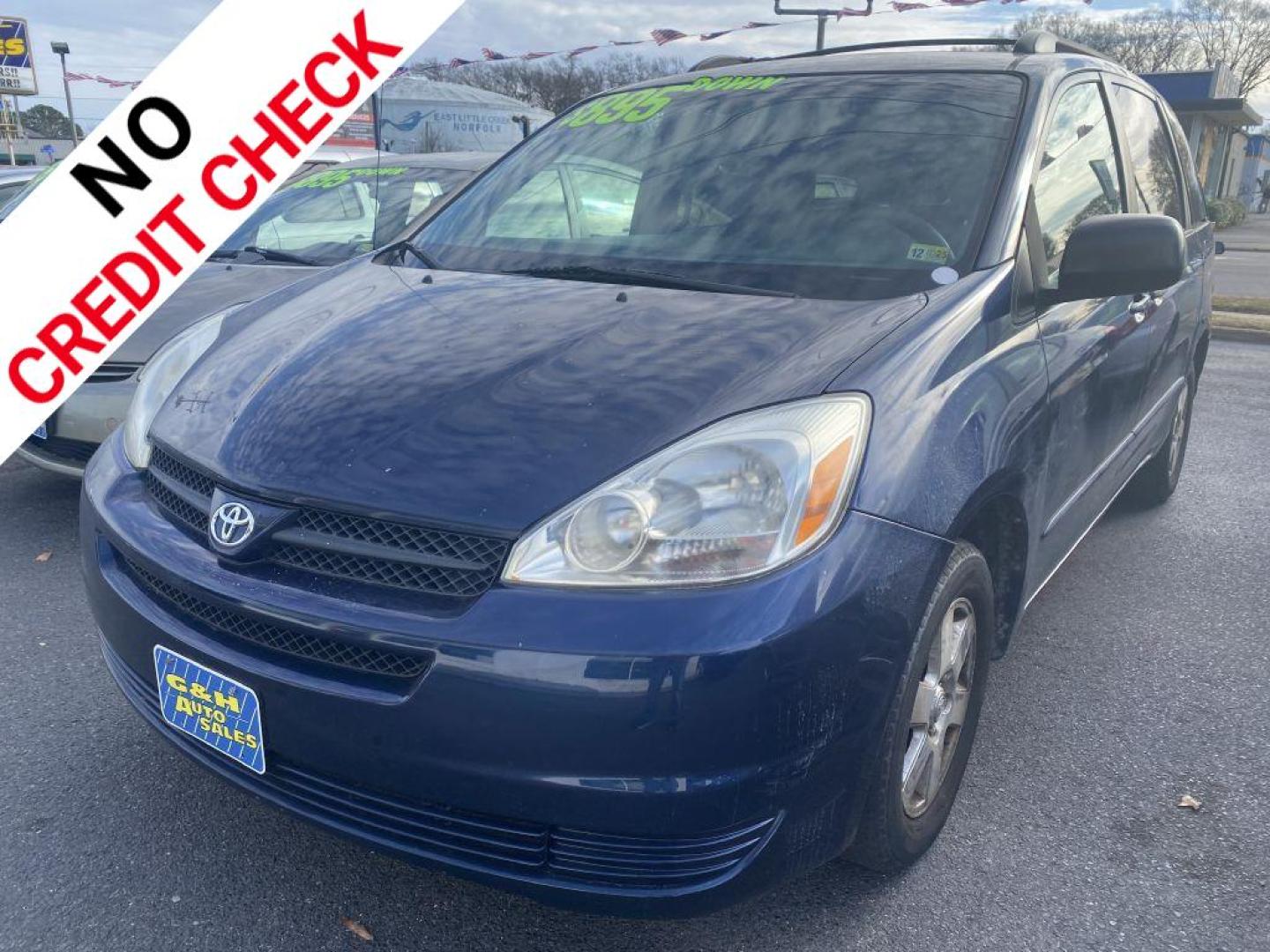 2004 BLUE TOYOTA SIENNA CE (5TDZA23C34S) with an 3.3L engine, Automatic transmission, located at 930 E Little Creek Road, Norfolk, VA, 23518, (757) 588-0420, 36.915051, -76.244408 - -NO CREDIT CHECK -2YR ENGINE and TRANSMISSION WARRANTY -$495-$895 DOWN - Photo#0