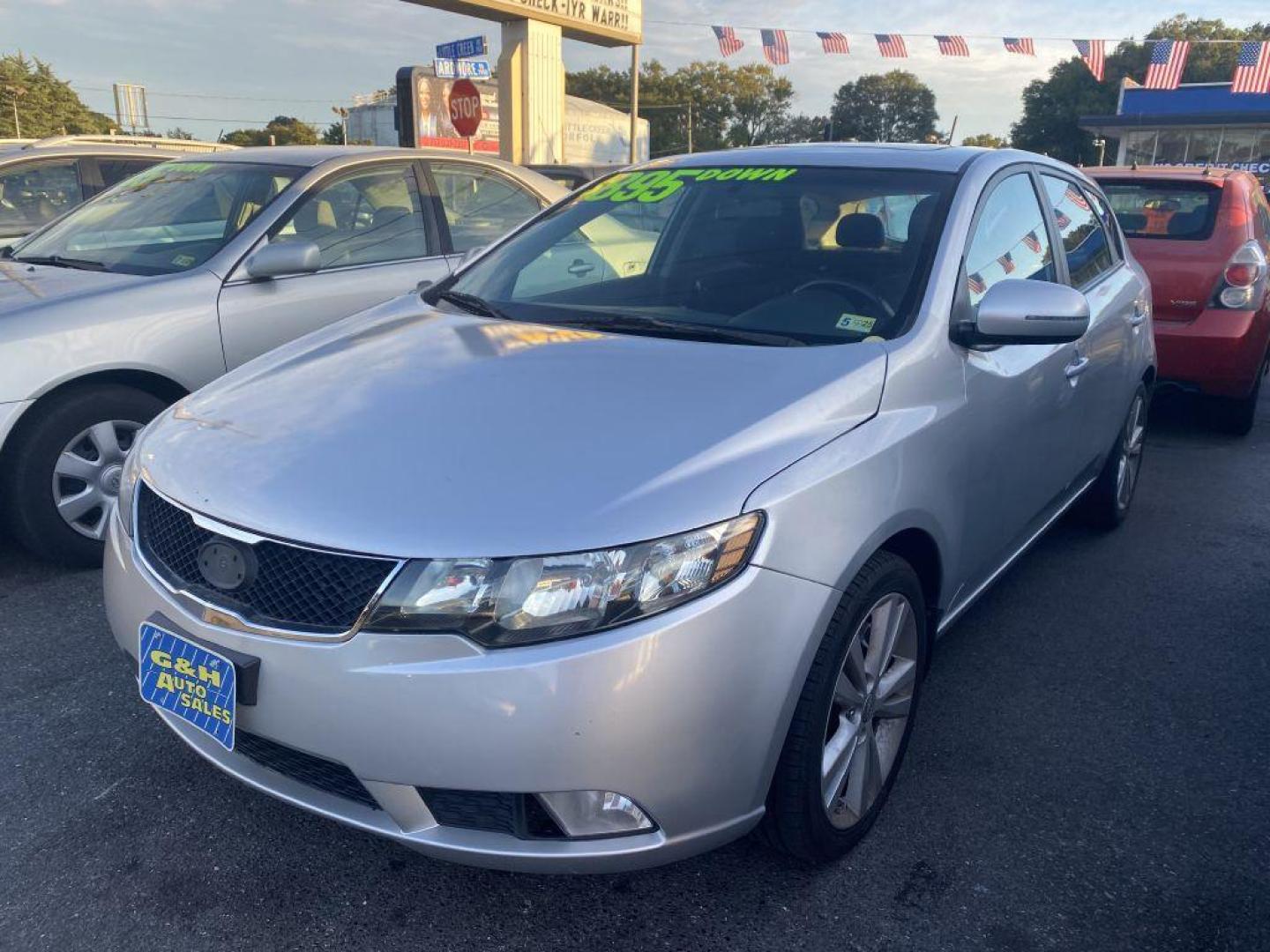 2012 SILVER KIA FORTE SX (KNAFW5A37C5) with an 2.4L engine, Automatic transmission, located at 930 E Little Creek Road, Norfolk, VA, 23518, (757) 588-0420, 36.915051, -76.244408 - Photo#0