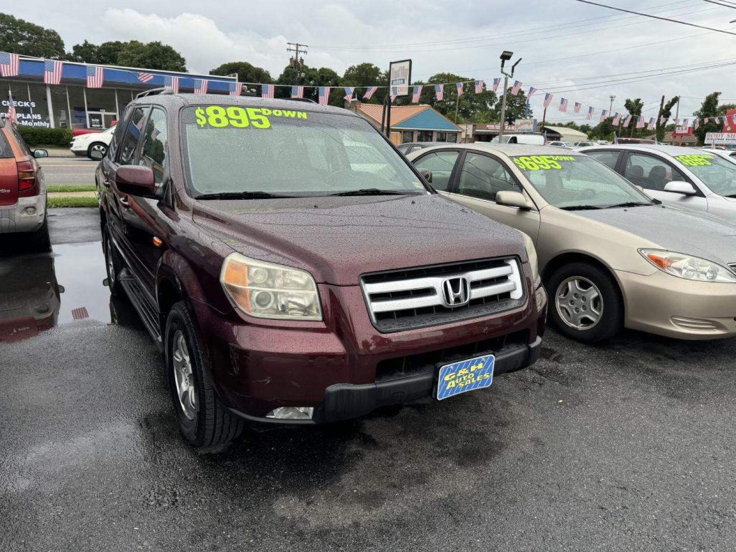 2007 BURG HONDA PILOT EX (5FNYF18497B) with an 3.5L engine, Automatic transmission, located at 930 E Little Creek Road, Norfolk, VA, 23518, (757) 588-0420, 36.915051, -76.244408 - Photo#0