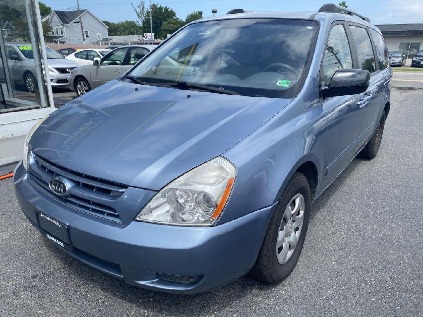 2008 BLUE KIA SEDONA EX (KNDMB233486) with an 3.8L engine, Automatic transmission, located at 930 E Little Creek Road, Norfolk, VA, 23518, (757) 588-0420, 36.915051, -76.244408 - Photo#0
