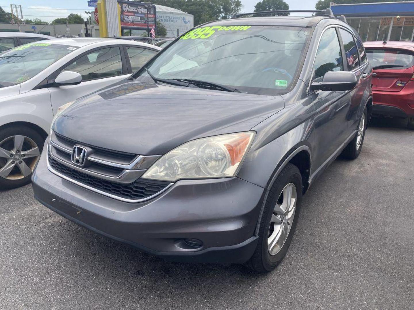 2010 GRAY HONDA CR-V EXL (5J6RE4H70AL) with an 2.4L engine, Automatic transmission, located at 930 E Little Creek Road, Norfolk, VA, 23518, (757) 588-0420, 36.915051, -76.244408 - Photo#0