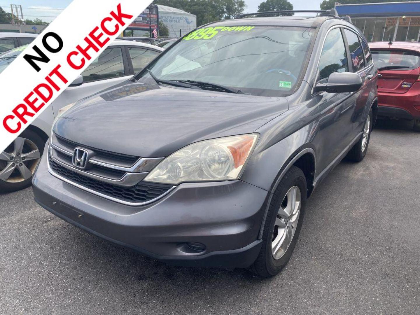 2010 GRAY HONDA CR-V EXL (5J6RE4H70AL) with an 2.4L engine, Automatic transmission, located at 930 E Little Creek Road, Norfolk, VA, 23518, (757) 588-0420, 36.915051, -76.244408 - Photo#0