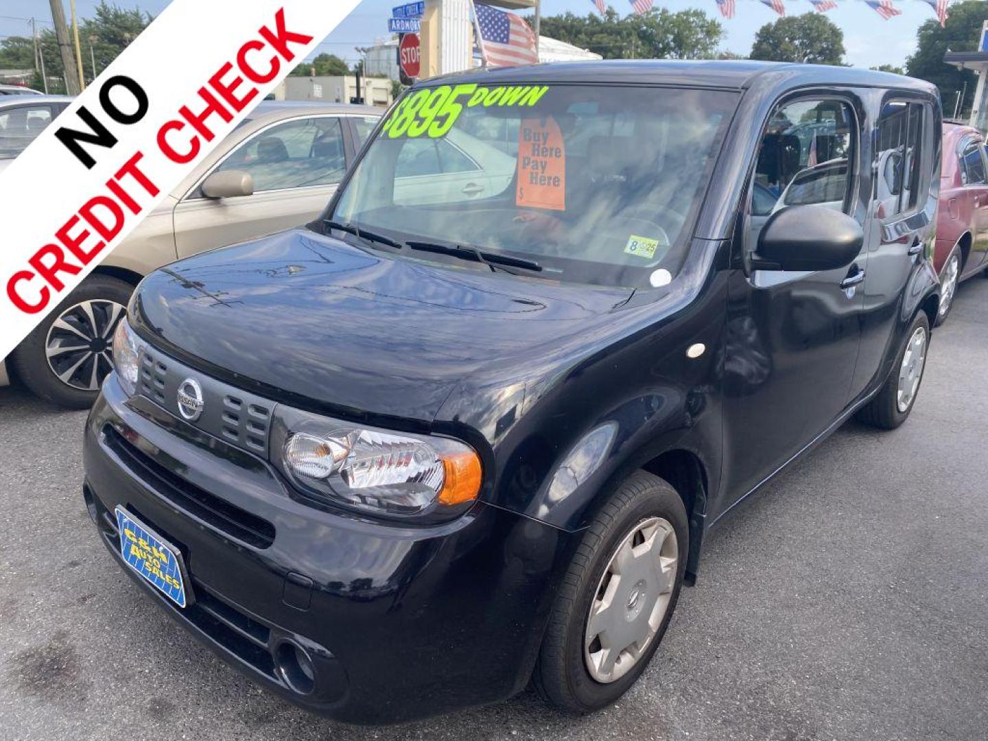 2010 BLACK NISSAN CUBE BASE (JN8AZ2KR4AT) with an 1.8L engine, Manual transmission, located at 930 E Little Creek Road, Norfolk, VA, 23518, (757) 588-0420, 36.915051, -76.244408 - Photo#0