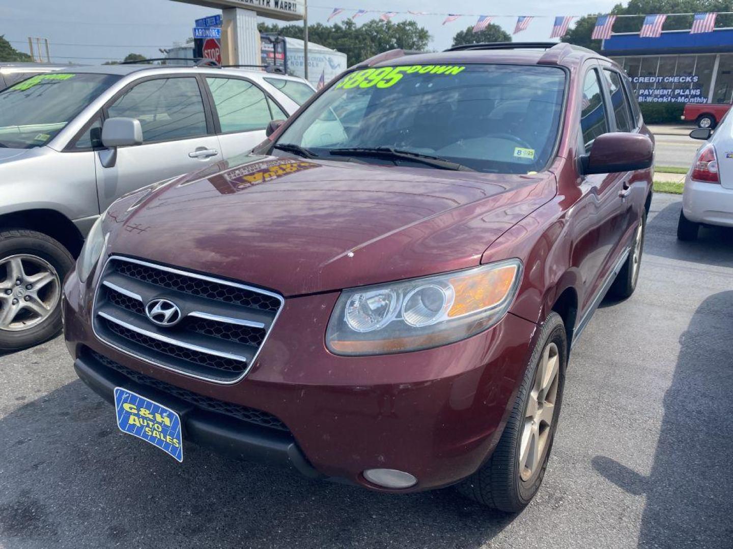 2007 BURG HYUNDAI SANTA FE SE (5NMSH13E77H) with an 3.3L engine, Automatic transmission, located at 930 E Little Creek Road, Norfolk, VA, 23518, (757) 588-0420, 36.915051, -76.244408 - Photo#0