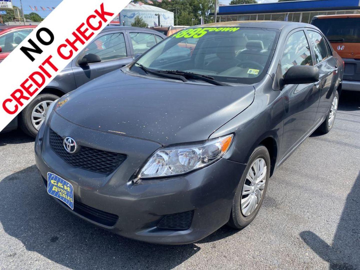 2010 GRAY TOYOTA COROLLA BASE (1NXBU4EE4AZ) with an 1.8L engine, Automatic transmission, located at 930 E Little Creek Road, Norfolk, VA, 23518, (757) 588-0420, 36.915051, -76.244408 - Photo#0