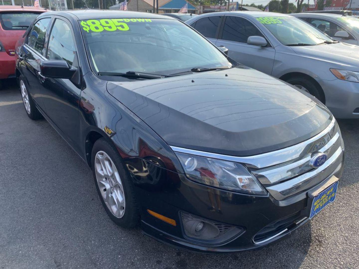 2011 BLACK FORD FUSION SE (3FAHP0HA6BR) with an 2.5L engine, Automatic transmission, located at 930 E Little Creek Road, Norfolk, VA, 23518, (757) 588-0420, 36.915051, -76.244408 - Photo#0
