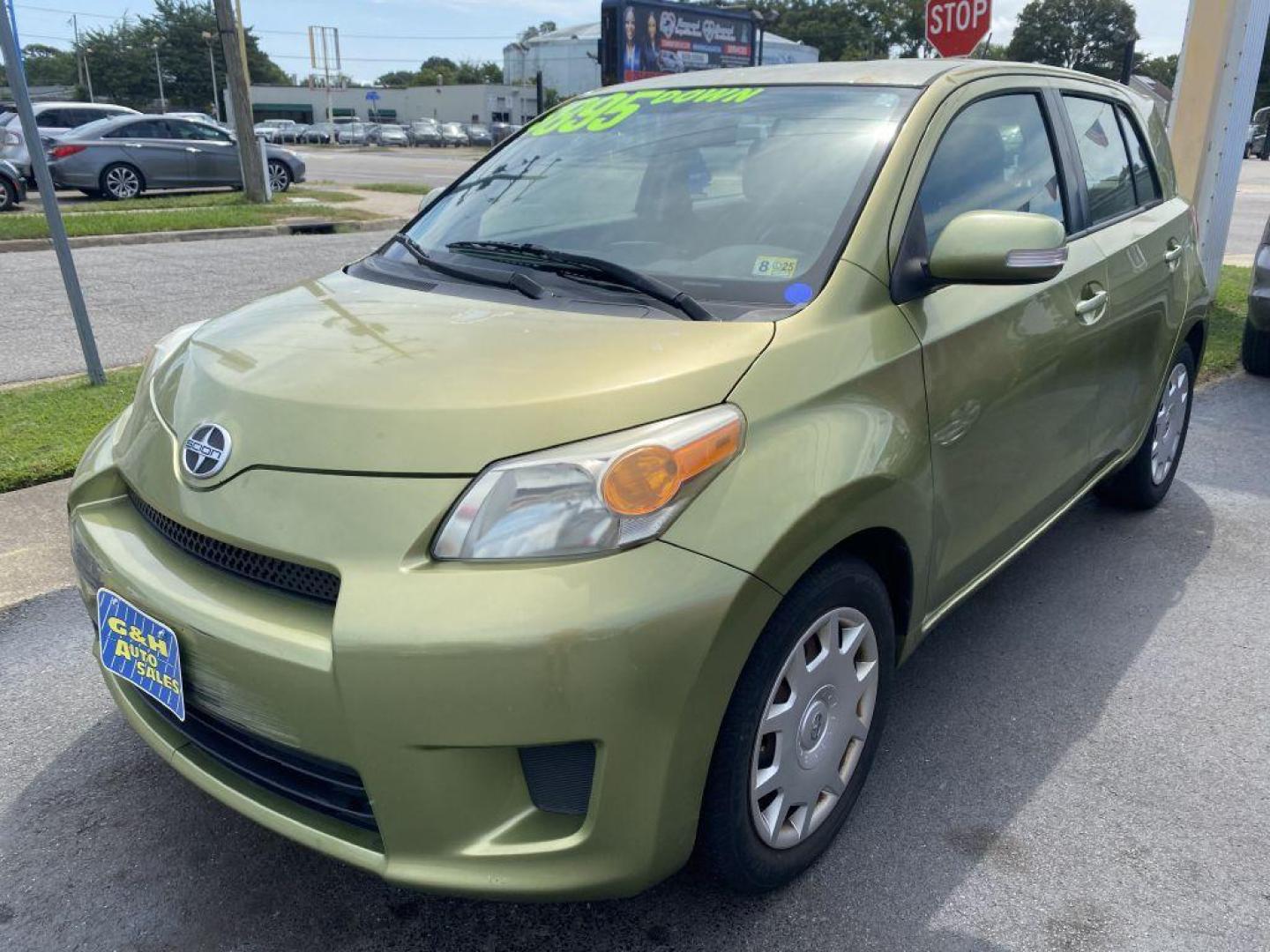 2009 GREEN SCION XD (JTKKU10499J) with an 1.8L engine, Automatic transmission, located at 930 E Little Creek Road, Norfolk, VA, 23518, (757) 588-0420, 36.915051, -76.244408 - Photo#0