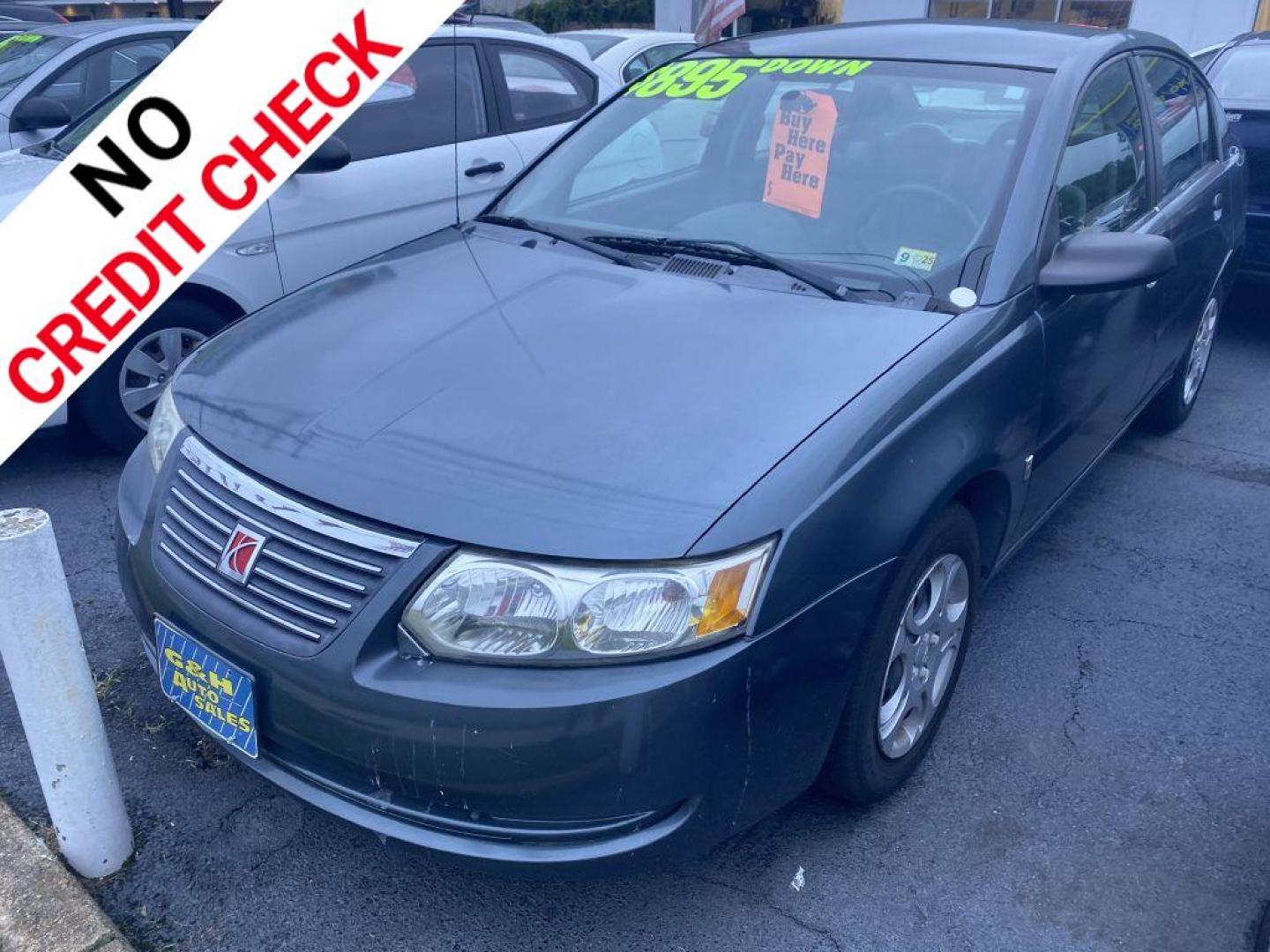 2005 GRAY SATURN ION LEVEL 2 (1G8AJ52F15Z) with an 2.2L engine, Automatic transmission, located at 930 E Little Creek Road, Norfolk, VA, 23518, (757) 588-0420, 36.915051, -76.244408 - -NO CREDIT CHECK -2YR ENGINE and TRANSMISSION WARRANTY -$495-$895 DOWN - Photo#0
