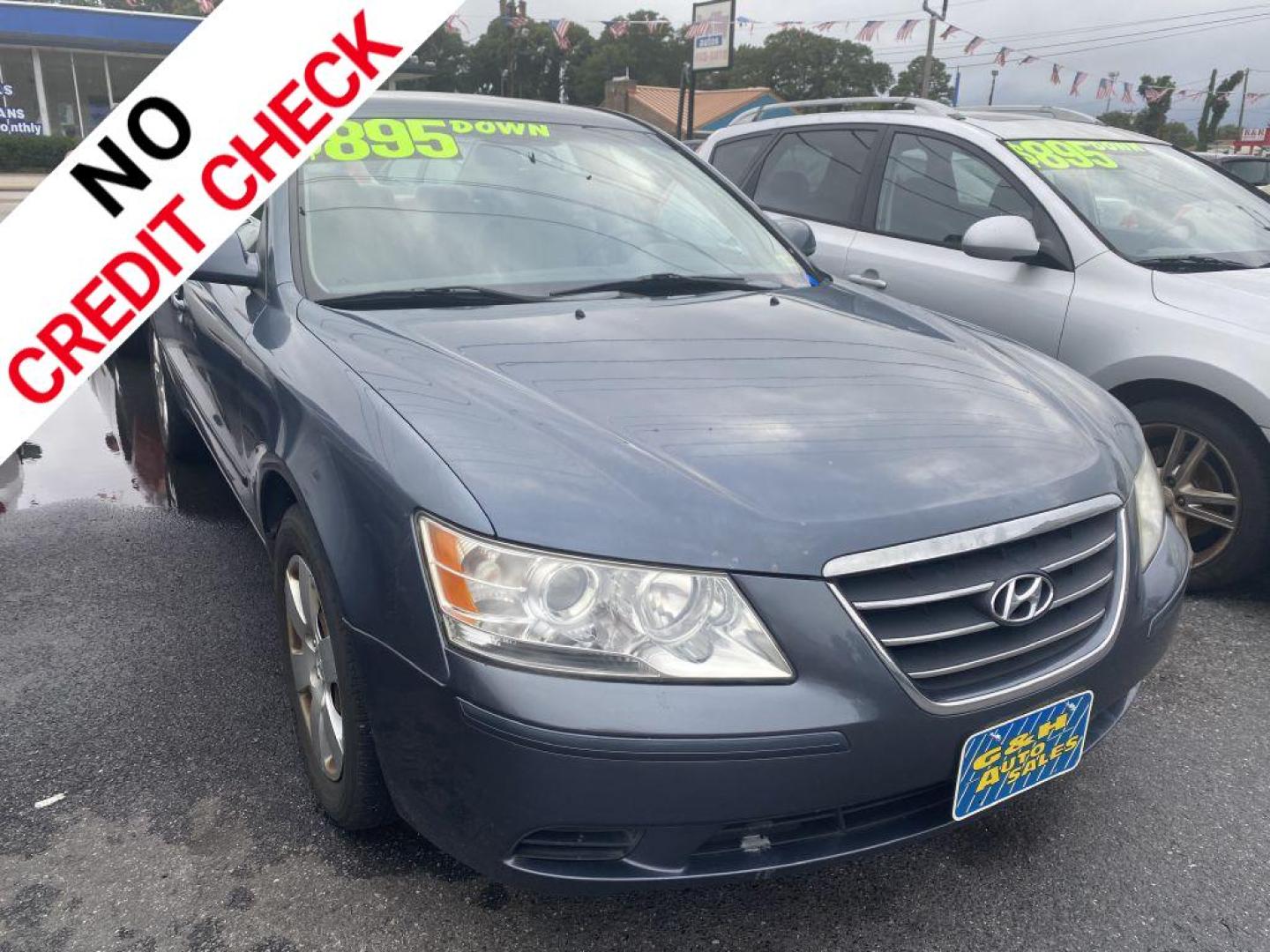 2009 GRAY HYUNDAI SONATA GLS (5NPET46C99H) with an 2.4L engine, Automatic transmission, located at 930 E Little Creek Road, Norfolk, VA, 23518, (757) 588-0420, 36.915051, -76.244408 - Photo#0