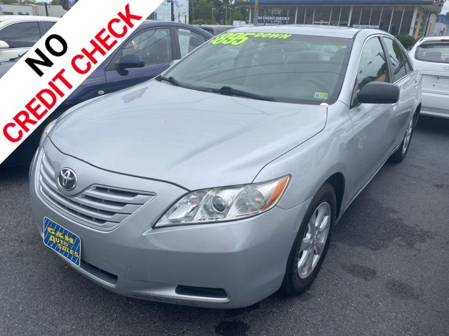 2007 SILVER TOYOTA CAMRY LE (4T1BK46K97U) with an 3.5L engine, Automatic transmission, located at 930 E Little Creek Road, Norfolk, VA, 23518, (757) 588-0420, 36.915051, -76.244408 - Photo#0