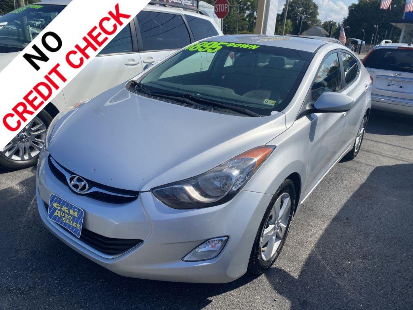 2012 SILVER HYUNDAI ELANTRA GLS (KMHDH4AE2CU) with an 1.8L engine, Automatic transmission, located at 930 E Little Creek Road, Norfolk, VA, 23518, (757) 588-0420, 36.915051, -76.244408 - Photo#0
