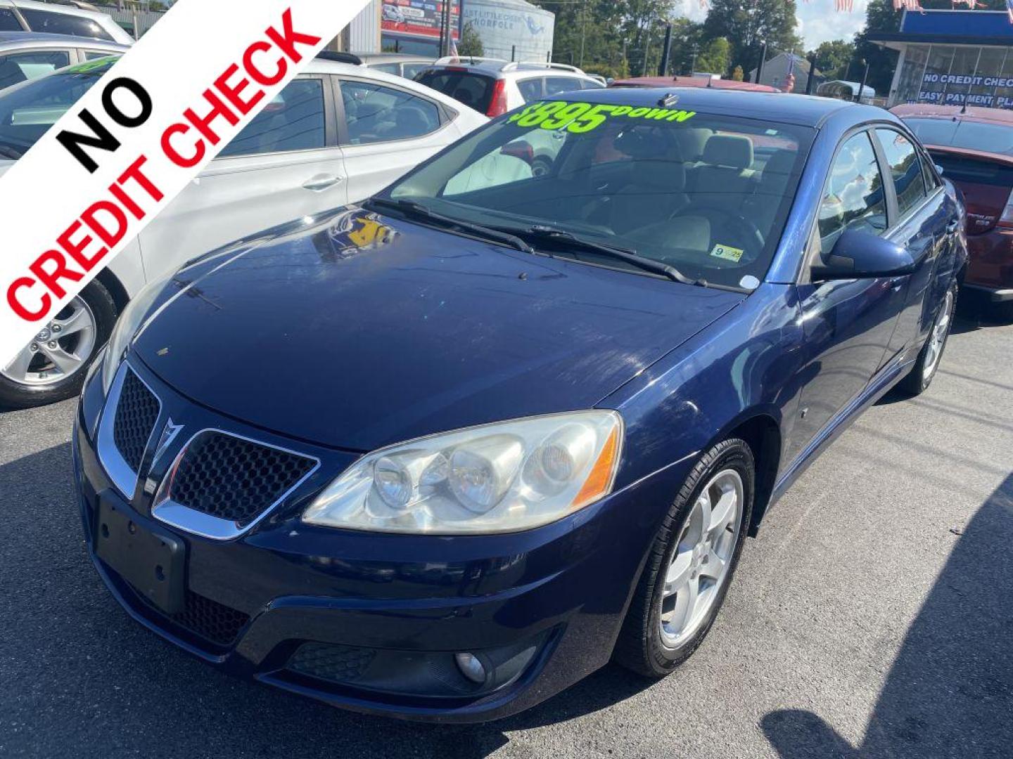 2009 BLUE PONTIAC G6 (1G2ZJ57K294) with an 3.5L engine, Automatic transmission, located at 930 E Little Creek Road, Norfolk, VA, 23518, (757) 588-0420, 36.915051, -76.244408 - Photo#0