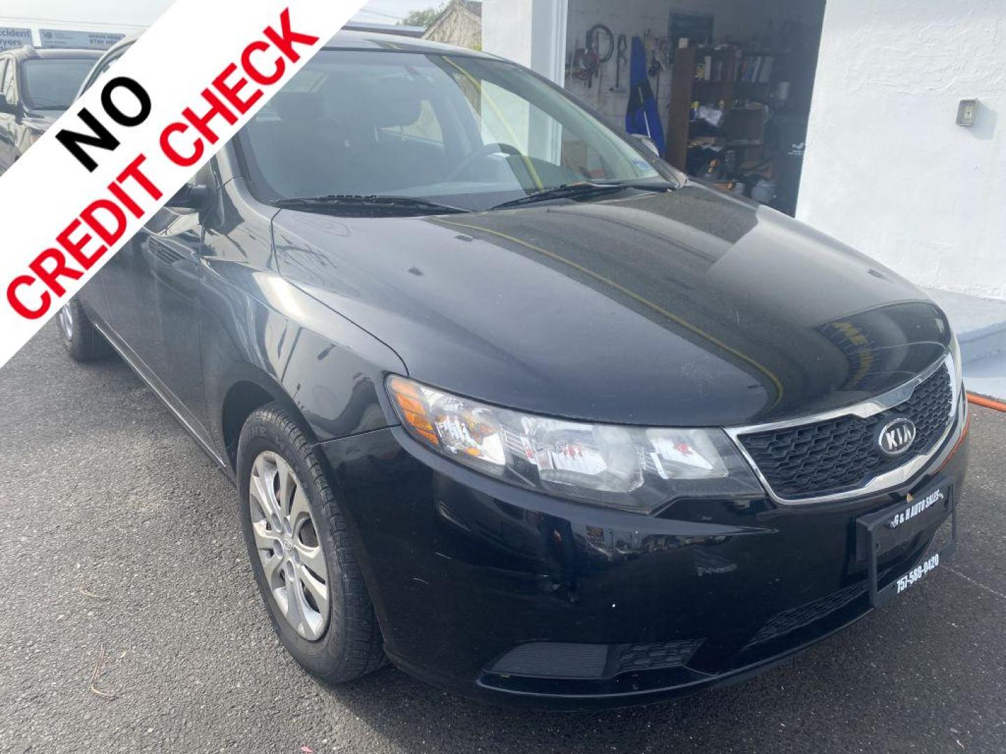 2012 BLACK KIA FORTE EX (KNAFU4A23C5) with an 2.0L engine, Automatic transmission, located at 930 E Little Creek Road, Norfolk, VA, 23518, (757) 588-0420, 36.915051, -76.244408 - Photo#0