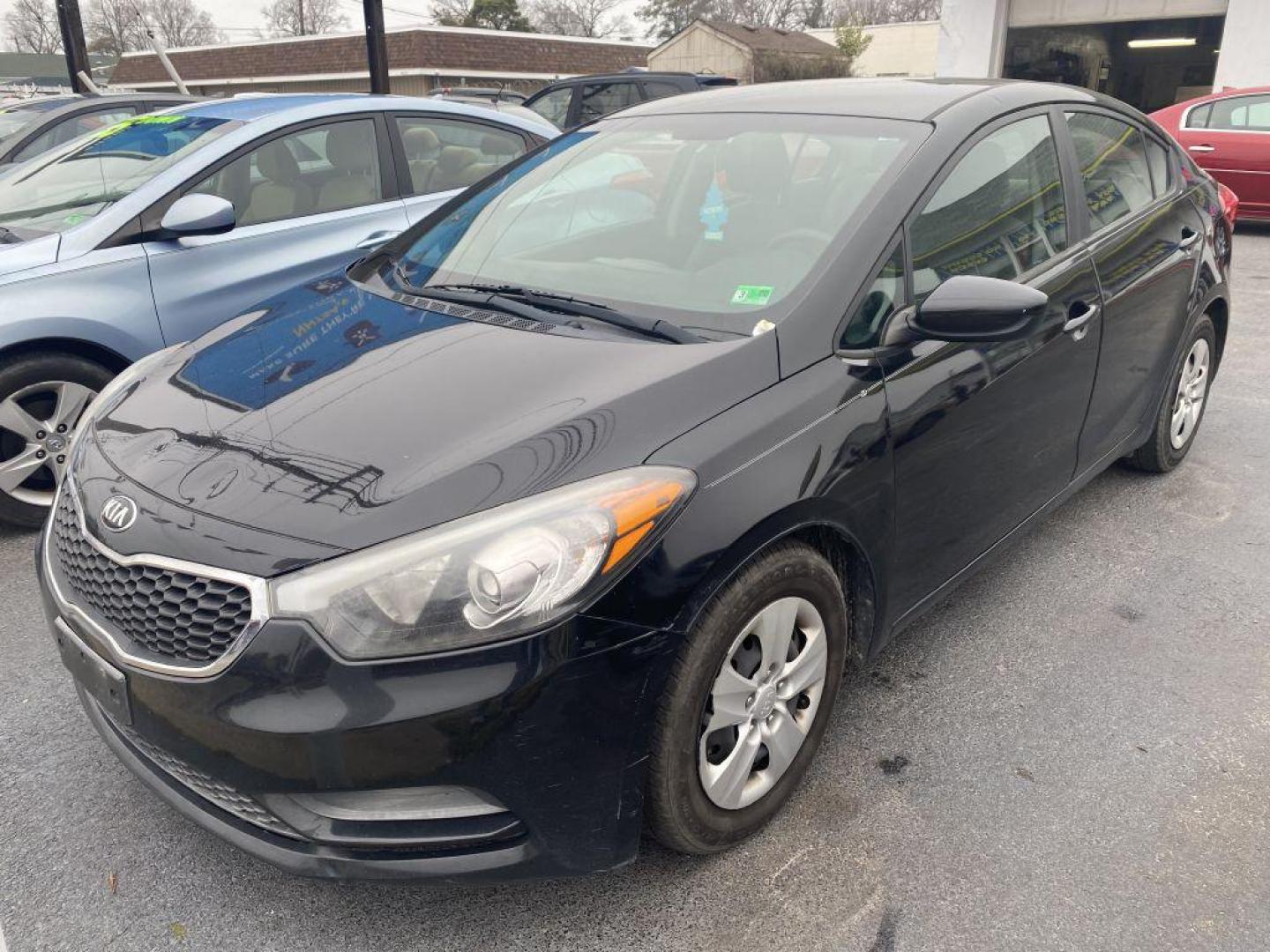 2015 BLACK KIA FORTE LX (KNAFK4A66F5) with an 1.8L engine, Automatic transmission, located at 930 E Little Creek Road, Norfolk, VA, 23518, (757) 588-0420, 36.915051, -76.244408 - Photo#0