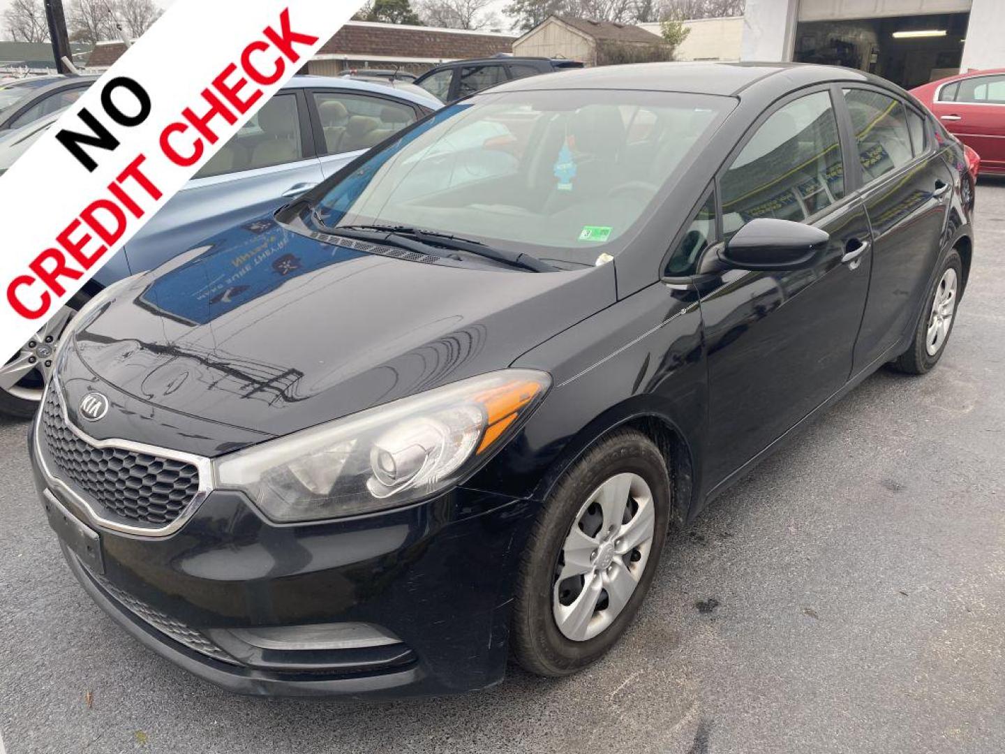 2015 BLACK KIA FORTE LX (KNAFK4A66F5) with an 1.8L engine, Automatic transmission, located at 930 E Little Creek Road, Norfolk, VA, 23518, (757) 588-0420, 36.915051, -76.244408 - Photo#0
