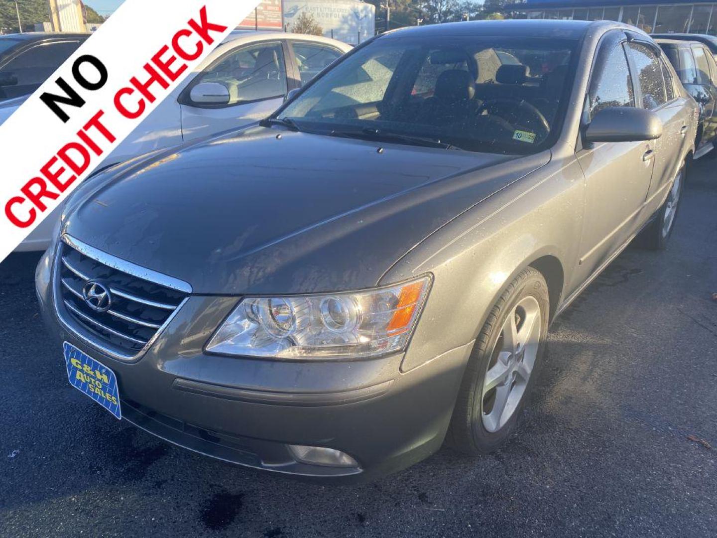 2009 GRAY HYUNDAI SONATA SE (5NPEU46F29H) with an 3.3L engine, Automatic transmission, located at 930 E Little Creek Road, Norfolk, VA, 23518, (757) 588-0420, 36.915051, -76.244408 - Photo#0